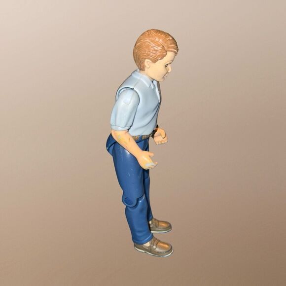 Vtg 1998 Fisher Price LOVING FAMILY Dollhouse Posable DAD Father Figure A20 - Picture 6 of 7